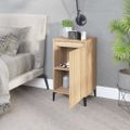 vidaXL Nočný stolík dub sonoma 40x35x70 cm spracované drevo