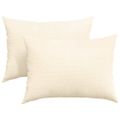 vidaXL Vankúše na pohovku 2 pcs Krémová 70 x 50 cm Kordúrová tkanina