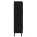 vidaXL Highboard CORONA Čierny dub 69,5 x 31 x 115 cm Kompozitné drevo
