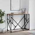 vidaXL Konzolový stolík dub sonoma 100x40x80 cm kompozitné drevo