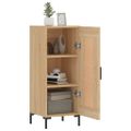 vidaXL Komoda dub sonoma 34,5x34x90 cm spracované drevo