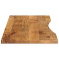 vidaXL Stolová doska so zakrivením 160x50x2,5 cm surový mangový masív