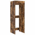vidaXL Kabinet na práčku s úložiskom Dymová dub 67,5 x 68 x 200 cm
