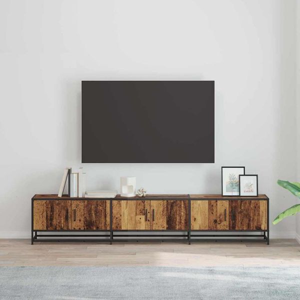 vidaXL TV jednotky 2 pcs Staré drevo 210 x 35 x 41 cm Kompozitné drevo