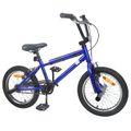 vidaXL BMX Bicykel 16 Palcov pre deti vo veku 5-8 rokov Tmavomodrá