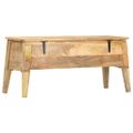 vidaXL Úložný box z mangovníkového dreva 99x35x48 cm