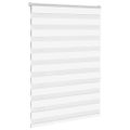 vidaXL Zebra roleta biela 115x150 cm šírka látky 110,9cm polyester
