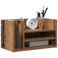 vidaXL Organizér na pult Staré drevo 44,5 x 24 x 25 cm