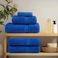 vidaXL Saunové osušky FROGN 10 ks modré 80x200 cm 360 g/m²