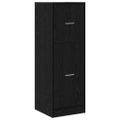 vidaXL Lekárenský kabinet Čierny dub 40 x 41 x 118 cm Kompozitné drevo