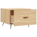 vidaXL Konferenčné stolíky 2 ks dub sonoma 50x50x40cm kompozitné drevo