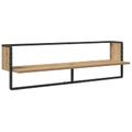 vidaXL Sada nástenných políc 6 ks Remeselný dub 100 x 25 x 30 cm