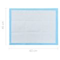 vidaXL Hygienické podložky pre psov 100 ks 60x45 cm netkaná textília