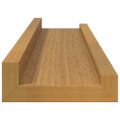 vidaXL Stenná polica Nástenná montáž 4 ks Béžová 40 x 9 x 3 cm