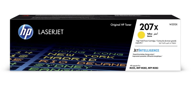 HP 207X Žltý toner, W2212X