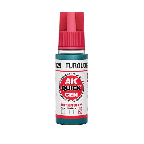 AK Interactive: Quick Gen - Turquoise Blue 18 ml