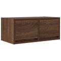 vidaXL TV stolíky 2 ks hnedý dub 60x31x25,5 cm spracované drevo