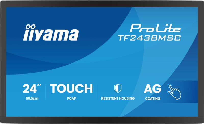 24'' iiyama TF2438MSC-B2: PCAP, IPS, FHD, HDMI, DP
