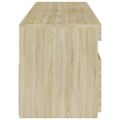 vidaXL TV skrinky 2 ks s LED svetlami dub sonoma 75x35x40 cm