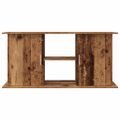 vidaXL Stojan na akvárium staré drevo 121x41x58 cm kompozitné drevo