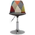 vidaXL Otočné jedálenské stoličky 6 ks patchwork látkové