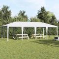 vidaXL Párty stan Biela 800 x 400 x 266 cm Polyetylén a oceľ