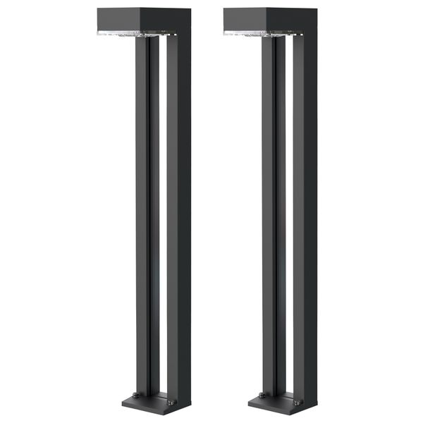 Vonkajšie solárne LED svetlo Viking SR07 - 2ks/1000 lm/IP54/2 režimy/teplá biela
