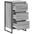 vidaXL Servírovacia skriňa Sivý Sonoma 42 x 36 x 75.5 cm