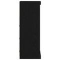 vidaXL LED komoda Čierny dub 41 x 37 x 100 cm Kompozitné drevo