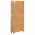 vidaXL Highboard 2 ks Remeselný dub 69,5 x 32,5 x 180 cm
