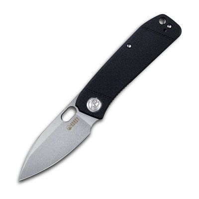 Kubey KU2104A Hyde vreckový nôž 7,5 cm, Sand Blasted, čierna, G10