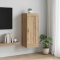 vidaXL Nástenná skrinka Dub artisan 34,5 x 34 x 90 cm Kompozitné drevo