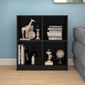 vidaXL Komoda čierna 70x33x76 cm masívne borovicové drevo