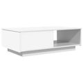 vidaXL Konferenčný stolík Biela 95 x 55 x 31 cm Kompozitné drevo