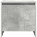 vidaXL Nočné stolíky 2 ks betónové sivé 45x34x44,5 cm drevotrieska