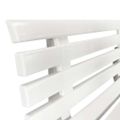 vidaXL Záhradná lavička 145,5 cm, plast, biela