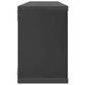 vidaXL Nástenné police 6 ks, sivé 60x15x23 cm, kompozitné drevo