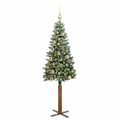 vidaXL Úzky vianočný stromček Zelená 150 cm