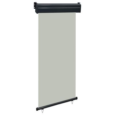 vidaXL Bočná markíza na balkón 100x250 cm, sivá