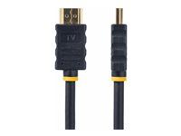 Ultra HD 4k x 2k HDMI Cable - HDMI to HDMI M/M - 1080p - Audio Video Gold-Plated (HDMM5MA) - HDMI kábel - HDMI s pínmi (samec) na HDMI s pínmi (samec) - 5 m - dvojnásobne tienený - čierna