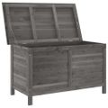 vidaXL Záhradný úložný box antracitový 99x49,5x58,5 cm jedľový masív