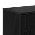 vidaXL TV skrinka 80 x 34,5 x 40 cm Čierny dub Kompozitné drevo