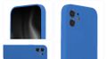 Mäkké dotykové magnetické puzdro pre iPhone 12 6,1" kobaltová