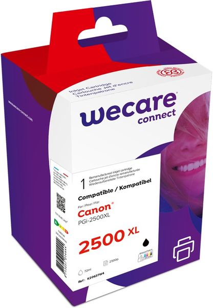 WECARE ARMOR ink kompatibilný s CANON PGi-2500XLB, 73ml, čierna/black