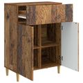 vidaXL Servírovacia skriňa Staré drevo 66 x 34,5 x 90 cm