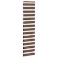 vidaXL Zebra roleta hnedá 55x230 cm šírka látky 50,9 cm polyester