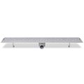 vidaXL Rovný sprchový odtok s bublinkami, 930x140 mm, nerezová oceľ