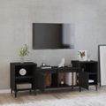 vidaXL TV skrinka čierna 160x35x55 cm spracované drevo