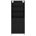 vidaXL Highboard 2 ks Čierny dub 69,5 x 34 x 180 cm
