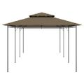 vidaXL Altánok 600x298x270 cm, sivohnedý 180 g/m²